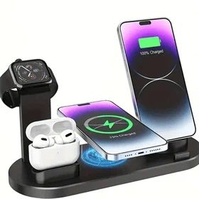 מתאים לטעינה מהירה של IPhone/iWatch/AirPods