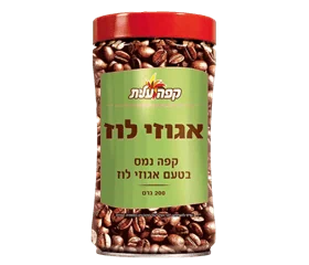 קפה נמס בטעם אגוזי לוז