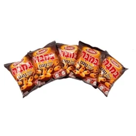 5 יח’ במבה אסם במילוי קרם נוגט ב ₪20