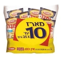 במבה מארז  10 יחידות 25 גרם